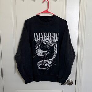 Anine Bing Ramona Sweatshirt, Year of the Dragon - Medium